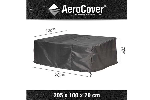 AeroCover Schutzhülle Für Lounge Bänke, In Anthrazit, Aus Ripstop-Gewebe, 205 X 100 X 70 Cm 6 AeroCover Schutzhülle Für Lounge Bänke, In Anthrazit, Aus Ripstop-Gewebe, 205 X 100 X 70 Cm – Bild 4