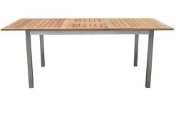 OUTFLEXX Ausziehtisch, FSC-Teak/Edelstahl, Plattenstärke 20mm, 150/200x90cm -Warmer Garten 4 13535.jpg