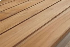 OUTFLEXX Gartenbank, FSC-Teakholz/Edelstahl, 3-Sitzer, 160x55x80cm -Warmer Garten 4 13536.jpg