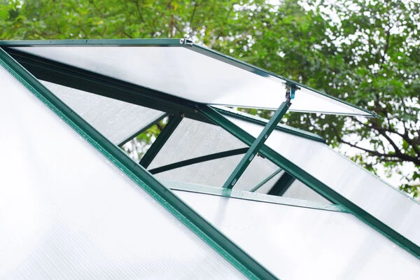 OUTFLEXX Gewächshaus, Grün, Alu/Polycarbonat, 6mm, Inkl. Fundament, Pulverb. 258 X 195 X 205 Cm 6 OUTFLEXX Gewächshaus, Grün, Alu/Polycarbonat, 6mm, Inkl. Fundament, Pulverb. 258 X 195 X 205 Cm – Bild 4