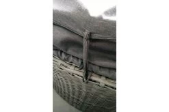 OUTFLEXX Sonneninsel, Grau, Polyrattan, Halbrund, 193 X 104 X 74 Cm, Hocker Drehbar, Dach Klappbar -Warmer Garten 4 16110.jpg