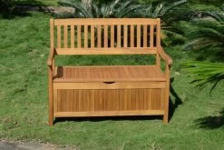 Ploß Aufbewahrungsbank, FSC-Akazie, 107 X 59 X 90 Cm, Inkl. Zinkbeschlägen -Warmer Garten 4 16526.jpg