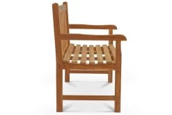 OUTFLEXX Ontario 3-Sitzer Gartenbank, Natur, Teakholz, 150x62x92cm, Fein Geschliffen 10 OUTFLEXX Ontario 3-Sitzer Gartenbank, Natur, Teakholz, 150x62x92cm, Fein Geschliffen -Warmer Garten 4 18309.jpg