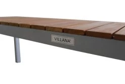VILLANA Bank, Alu Pulverbeschichtet / FSC Akazienholz, 3 Personen, 165 X 40 X 45 Cm -Warmer Garten 4 18381.jpg