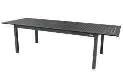 DOPPLER Expert Esstisch, Anthrazit/schwarz, Aluminium, 220-280 X 100 Cm, Ausziehbar