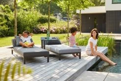 HARTMAN Tim Beistelltisch, Schwarz, Aluminium, 30x50cm, Perfekt Für Liegen -Warmer Garten 4 18734.jpg