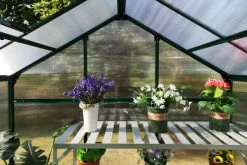 OUTFLEXX Gewächshaus, Grün, Alu/Polycarbonat, 190x125x203 Cm, Pulverbeschichtet -Warmer Garten 4 20085.jpg