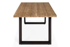 OUTFLEXX Esstisch, Dark Grey/natur, Alu/recycled FSC®-Teak, 240x100x76cm, Rustikal Gebürstet 10 OUTFLEXX Esstisch, Dark Grey/natur, Alu/recycled FSC®-Teak, 240x100x76cm, Rustikal Gebürstet -Warmer Garten 4 20316.jpg