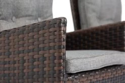 OUTFLEXX 2er Set Dining Sessel, Braun Marmoriert, Polyrattan, 55 X 65 X 112 Cm, Rücken Stufenlos Verstellbar -Warmer Garten 4 20662.jpg