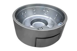 Outtech Steel Art Aqua Whirlpool, Silber/grau, 180x180x73 Cm,5 Pers., LCD Balboa Anzeige, Rund 17 Outtech Steel Art Aqua Whirlpool, Silber/grau, 180x180x73 Cm,5 Pers., LCD Balboa Anzeige, Rund -Warmer Garten 4 21292.jpg