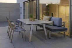 STERN New Holly Dining-Bank/Liege, Silbergrau, Edelstahl, 216x77x73 Cm, Inkl. Polster Schiefergrau -Warmer Garten 4 21894.jpg