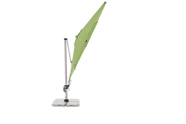 DOPPLER Active Pendelschirm, Fresh Green, Alu/Polyester, 370cmx210 Cm, Mit Kurbel, 360°-drehbar 6 DOPPLER Active Pendelschirm, Fresh Green, Alu/Polyester, 370cmx210 Cm, Mit Kurbel, 360°-drehbar – Bild 4