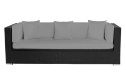 OUTFLEXX Dreisitzer-Sofa, Schwarz, Polyrattan, 210x85x70cm, Inkl. Polster + Wasserfeste Kissenbox -Warmer Garten 4 2392 1 BOX.jpg