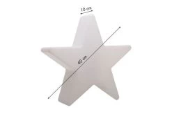8-Seasons Shining Star Mini Dekoleuchte, Weiß, Polyethylen, Ø40x10x37cm, Mit Standard-E27-Fassung -Warmer Garten 5 10680 1.jpg