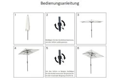 Schneider® SCHNEIDER Tunis Mittelstockschirm, Anthrazit, Rechteckig, 270 X 150 Cm -Warmer Garten 5 12048 1.jpg