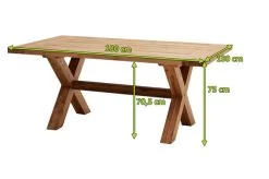 Gartentisch Lincoln Aus Gebürstetem Teakholz Von Ploß -Warmer Garten 5 12783 1.jpg