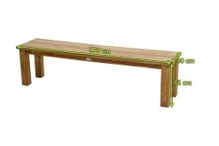 Dreisitzer Laredo Aus Gebürstetem Teakholz Von Ploß, 170x40 Cm -Warmer Garten 5 12789.jpg