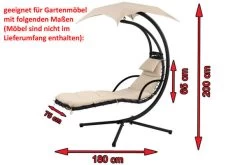 OUTFLEXX Premium Abdeckhaube Für Leco Schwingliege, Schwarz, Wasserbeständig, 187 X 82 X 212 Cm 11 OUTFLEXX Premium Abdeckhaube Für Leco Schwingliege, Schwarz, Wasserbeständig, 187 X 82 X 212 Cm -Warmer Garten 5 13685.jpg