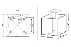 Schneider® SCHNEIDER Universal-Bodenanker Für Sonnenschirme, Silber, Stahl Verzinkt, 28 X 28 X 45 Cm -Warmer Garten 5 13775.jpg