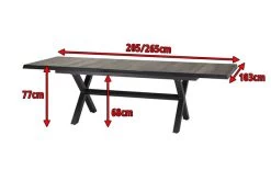 SIENA GARDEN Sincro Ausziehtisch, Anthrazit/natur-grau, Alu/Keramik, 205/265x103 Cm 26 SIENA GARDEN Sincro Ausziehtisch, Anthrazit/natur-grau, Alu/Keramik, 205/265x103 Cm -Warmer Garten 5 16598.jpg