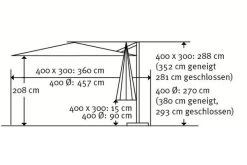 Schneider® SCHNEIDER Rhodos Grande Ampelschirm, Anthrazit, Rechteckig, 400 X 300 Cm 19 Schneider® SCHNEIDER Rhodos Grande Ampelschirm, Anthrazit, Rechteckig, 400 X 300 Cm -Warmer Garten 5 16607.jpg