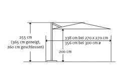 Schneider® SCHNEIDER Rhodos Eco Twist Ampelschirm, Anthrazit, Rund, Ø 300 Cm -Warmer Garten 5 16622.jpg