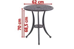 HARTMAN Amalfi Bistrotisch, Bronze, Alu-Guss, Ø62cm -Warmer Garten 5 18954.jpg