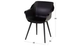 HARTMAN Sophie Studio Armlehnensessel, Carbon Black, Alu / Kunststoff, 59 X 62 X 84 Cm -Warmer Garten 5 19029.jpg