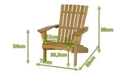 Ploß Adirondack Sessel, Teakoptik, FSC®-Akazienholz, Geölt, 73 X 89 X 88 Cm -Warmer Garten 5 20146.jpg
