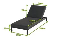 HARTMAN Eva Loungeliege, Sooty, Sunbrella, 195 X 70 X 31 Cm, Rückenlehne Verstellbar -Warmer Garten 5 20466.jpg