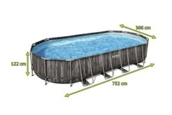 BESTWAY Power Steel Pool, Holz-Optik (dunkelgrau), TriTech, 732x366x122cm, Oval, Mit Filterpumpe, Leiter, Abdeckplane -Warmer Garten 5 21942.jpg