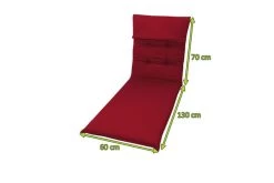 DOPPLER Style Liegenauflage, Bordeaux, Dralon, 200x60x7cm, Inklusive Befestigungsbänder -Warmer Garten 5 21987.jpg