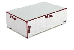 OUTFLEXX Kaffeetisch, Weiß, Polyrattan, 95x65cm, Inkl. Glasplatte -Warmer Garten 5 2511 9.jpg