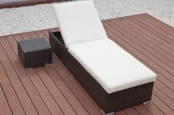 OUTFLEXX 2er-Set Sonnenliegen, Braun Marmoriert, Polyrattan, Je 200x70x45cm, Mit Beistelltisch -Warmer Garten 5 7761.jpg