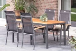 HARTMAN South Wales Ausziehtisch, Xerix/natur, Alu/FSC-Teak, 150/210x90cm, Mit Synchronauszug -Warmer Garten 6 11090.jpg