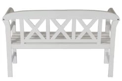 VILLANA Gartenbank, Weiß, Akazienholz, 128 X 54 X 81 Cm, 2 Personen 17 VILLANA Gartenbank, Weiß, Akazienholz, 128 X 54 X 81 Cm, 2 Personen -Warmer Garten 6 13853.jpg