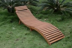 Ploß Sonnenliege, FSC-Akazie/Polyester, 186 X 55 X 21 Cm, Inkl. Auflage -Warmer Garten 6 16528.jpg