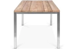 OUTFLEXX Esstischgarnitur, Edelstahl / FSC-Teak, Tisch 180 X 90 Cm, 6 Freischwinger Padded, Taupe 15 OUTFLEXX Esstischgarnitur, Edelstahl / FSC-Teak, Tisch 180 X 90 Cm, 6 Freischwinger Padded, Taupe -Warmer Garten 6 17287.jpg