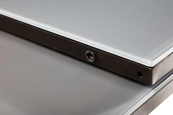 OUTFLEXX Premium Ausziehtisch, Anthrazit/grau, Alu/Glas, 180/240x100cm, Automatischer Ausziehmechanismus 8 OUTFLEXX Premium Ausziehtisch, Anthrazit/grau, Alu/Glas, 180/240x100cm, Automatischer Ausziehmechanismus – Bild 6