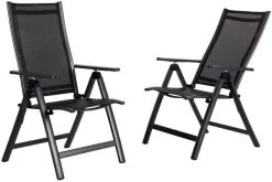 OUTFLEXX Multipositionssessel, Anthrazit Matt/schwarz, Alu/Textilene, 60x70x106cm, 7-fach Verstellbar 17 OUTFLEXX Multipositionssessel, Anthrazit Matt/schwarz, Alu/Textilene, 60x70x106cm, 7-fach Verstellbar -Warmer Garten 6 18341.jpg