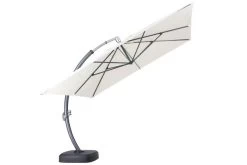 OUTFLEXX Luxus Ampelschirm, Anthrazit/creme, Edelstahl/Aluminium, 350x350cm, Inkl. Schirmständer Und Schutzhülle -Warmer Garten 6 18351.jpg