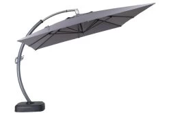 OUTFLEXX Luxus Ampelschirm, Anthrazit, Edelstahl/Aluminium, 350x350cm, Inkl. Schirmständer Und Schutzhülle -Warmer Garten 6 18352.jpg