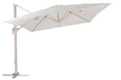 OUTFLEXX Ampelschirm, Creme, Aluminium In Holzoptik, 400x300cm, Inkl. Plattenständer -Warmer Garten 6 18511.jpg