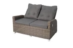 OUTFLEXX Dining 2-Sitzer Sofa, Grau, Polyrattan, 148 X 83 X 110 Cm, Stufenlos Verstellbar -Warmer Garten 6 18912.jpg