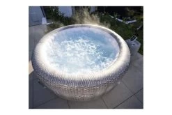BESTWAY Lay-Z-Spa Honolulu AirJet Whirlpool, Grau (Rattanoptik), TriTech, Ø196x71cm -Warmer Garten 6 19183.jpg