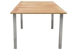 STERN Cardiff Esstischgruppe, Silber/taupe, Edelstahl/FSC-Teak, Tisch 150/200x90cm, 6 Multipositionssessel -Warmer Garten 6 19699.jpg