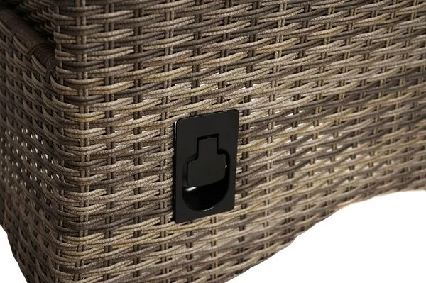 Ploß Rabida Dining Sessel, Champagner-meliert, Polyrattan, 60x68x111 Cm, Verstellbar, Inkl. Polster 8 Ploß Rabida Dining Sessel, Champagner-meliert, Polyrattan, 60x68x111 Cm, Verstellbar, Inkl. Polster – Bild 6