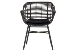 HARTMAN Cecilia Diningsessel, Schwarz, Alu / Polyrattan, 62 X 62 X 84 Cm -Warmer Garten 6 20444.jpg