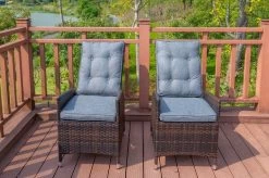 OUTFLEXX 2er Set Dining Sessel, Braun Marmoriert, Polyrattan, 55 X 65 X 112 Cm, Rücken Stufenlos Verstellbar -Warmer Garten 6 20662.jpg