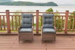 OUTFLEXX 2er Set Dining Sessel, Hellbraun, Polyrattan, 55 X 65 X 112 Cm, Rücken Stufenlos Verstellbar -Warmer Garten 6 20678.jpg